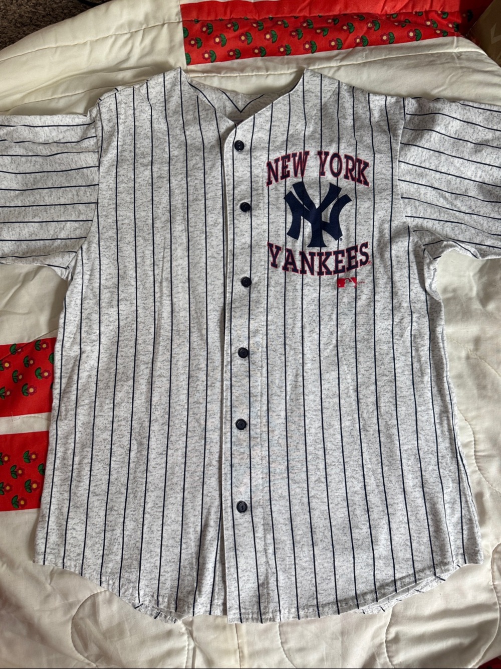 New York Yankees MLB Vintage 1995 Majestic Jersey Men's Size L EUC